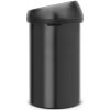 Brabantia Touch Bin New XXL acél nyomófedeles szemetes - matt fekete 60L