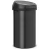 Brabantia Touch Bin New XXL acél nyomófedeles szemetes - matt fekete 60L