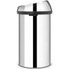 Brabantia Touch Bin New XXL acél nyomófedeles szemetes - rozsdamentes acél, fényes 60L