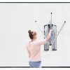 Brabantia Wallfix kültéri fali ruhaszárító zárható acél kabinettel 24m