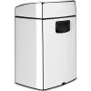 Brabantia Touch Bin fali/álló nyomófedeles szemetes - rozsdamentes acél, fényes 10L