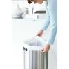 Brabantia Touch Bin New XXL acél nyomófedeles szemetes - rozsdamentes acél, selyem ujjlenyomatmentes 60L