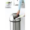 Brabantia Push Bin XXL nyomófedeles szemetes - rozsdamentes acél, selyem 60L