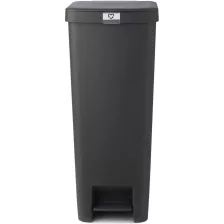 Brabantia StepUp pedálos szemetes - sötét szürke 40L