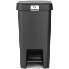 Brabantia StepUp pedálos szemetes - sötét szürke 16L