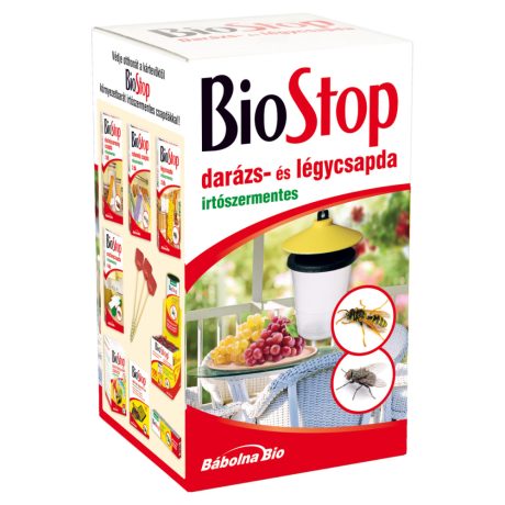 BioStop darázs- és légycsapda + 3db utántöltő