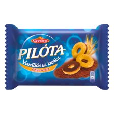 Győri Pilóta Vaníliás karika étcsokis 150g