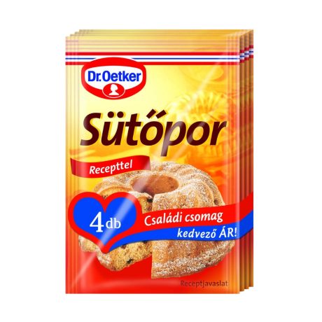 Dr. Oetker sütőpor családi csomag 4x12g