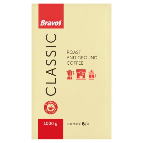 Bravos Classic őrölt kávé 1000g