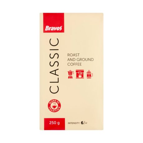 Bravos Classic őrölt kávé 250g