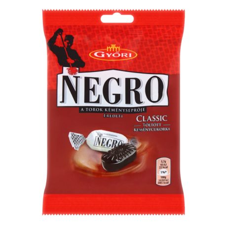 Győri Negro Classic töltött keménycukorka 79g