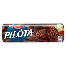 Győri Pilóta keksz Tripla Kakaós 180g