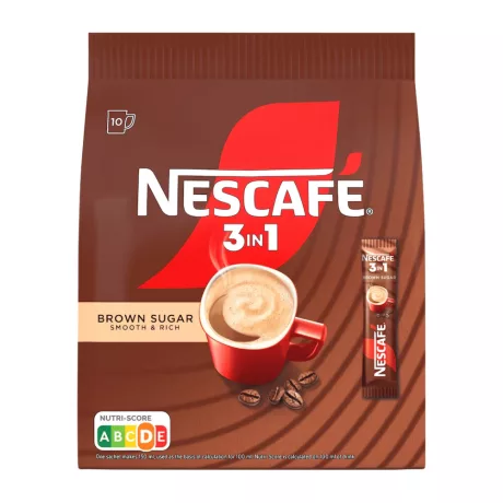 Nescafé 3in1 instant kávé barnacukorral 10x16,5g