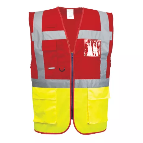 Portwest C276 Paris Hi-Vis executive mellény sárga-piros