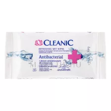 Cleanic antibakteriális frissítő törlőkendő 15db