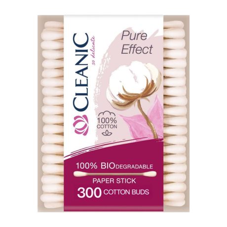 Cleanic PureEffect biológiailag lebomló fültisztító pálca 300db