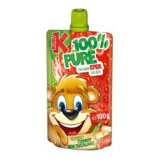 Kubu Alma-banán-eper-sárgarépa 100% püré 100g