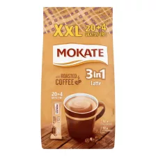Mokate XXL 3in1 instant kávé Latte 20+4x17g