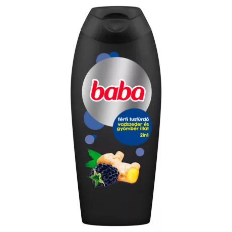 Baba 2in1 Férfi tusfürdő és sampon Vadszeder és Gyömbér 400ml