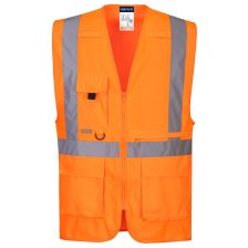   Portwest C357 Hi-vis Executive mellény tablet zsebbel narancs