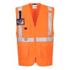 Portwest C357 Hi-vis Executive mellény tablet zsebbel narancs