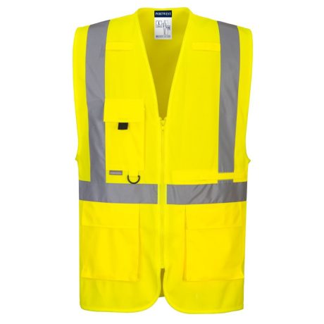 Portwest C357 Hi-vis Executive mellény tablet zsebbel sárga