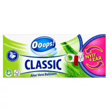 Ooops! Classic papírzsebkendő Aloe Vera - 3 rétegű, 90db