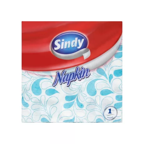Sindy szalvéta Mintás - 1 rétegű, 33x33cm, 45db
