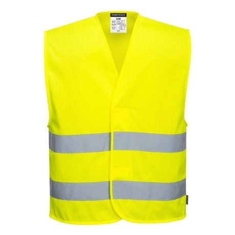 Portwest C374 MeshAir Hi-Vis kéttónusú mellény sárga