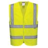 Portwest C375 Hi-Vis cipzáras mellény sárga