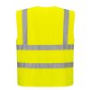 Portwest C375 Hi-Vis cipzáras mellény sárga