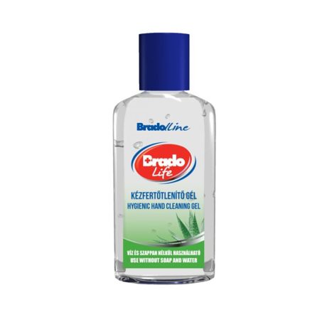 Bradoline Bradolife kézfertőtlenítő gél Aloe vera 50ml