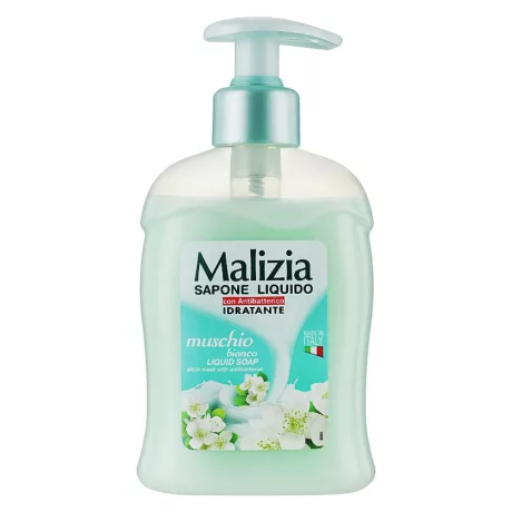 Malizia antibakteriális folyékony szappan Fehérpézsma 300ml