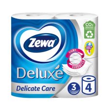 Zewa Deluxe toalettpapír - 3 rétegű, 4 tekercs
