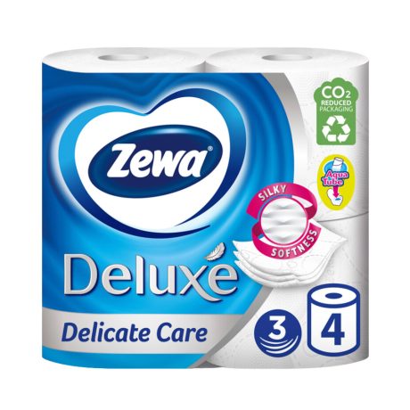 Zewa Deluxe toalettpapír - 3 rétegű 4 tekercses