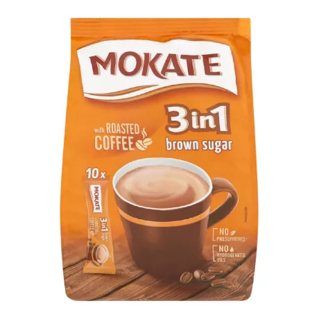 Mokate 3in1 instant kávé barnacukorral Gold 10x17g