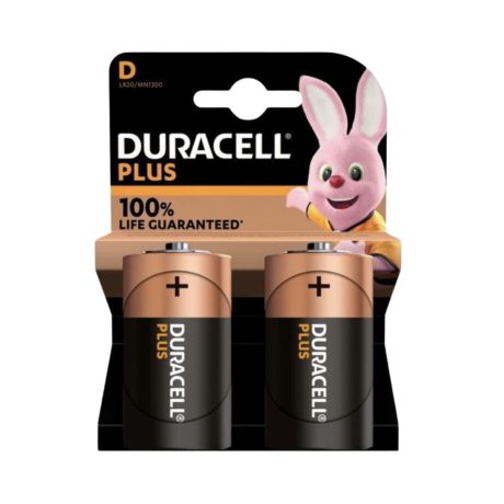 Duracell extra tartós góliát elem D LR20 2db-os