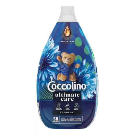 Coccolino Ultimate Care öblítő koncentrátum Fresh Sky - 58 mosás 870ml