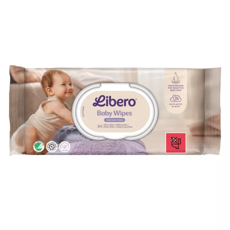 Libero Premium nedves popsitörlő 64db