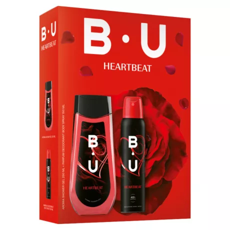 B.U Heartbeat ajándékcsomag tusfürdő + dezodor