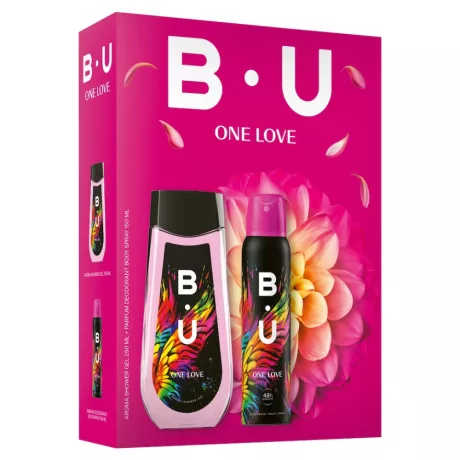 B.U One Love ajándékcsomag tusfürdő + dezodor
