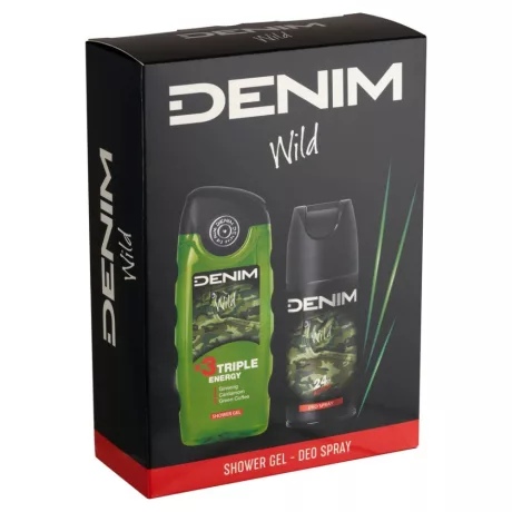 Denim Wild ajándékcsomag tusfürdő + dezodor