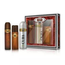 Cuba Gold férfi ajándékcsomag EDT + after shave + dezodor