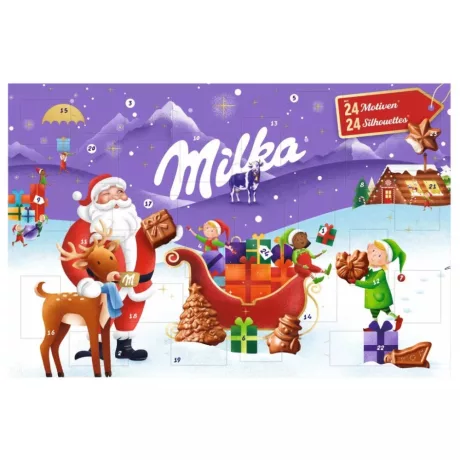 Milka adventi kalendárium 200g