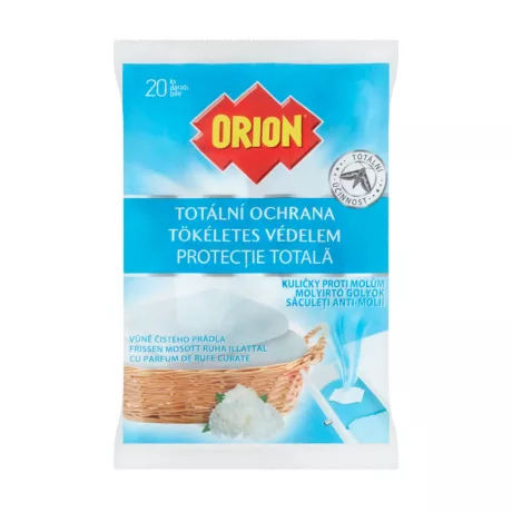 Orion molyirtó golyók Frissen mosott ruha 20db