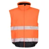 Portwest C464 Essential Lite Hi-Vis 2 az 1-ben bomber kabát narancs-tengerészkék