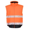 Portwest C464 Essential Lite Hi-Vis 2 az 1-ben bomber kabát narancs-tengerészkék