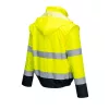 Portwest C464 Essential Lite Hi-Vis 2 az 1-ben bomber kabát sárga-tengerészkék