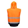 Portwest C465 Hi-Vis 3 az 1-ben bomber dzseki narancs-tengerészkék