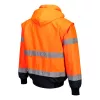 Portwest C465 Hi-Vis 3 az 1-ben bomber dzseki narancs-tengerészkék